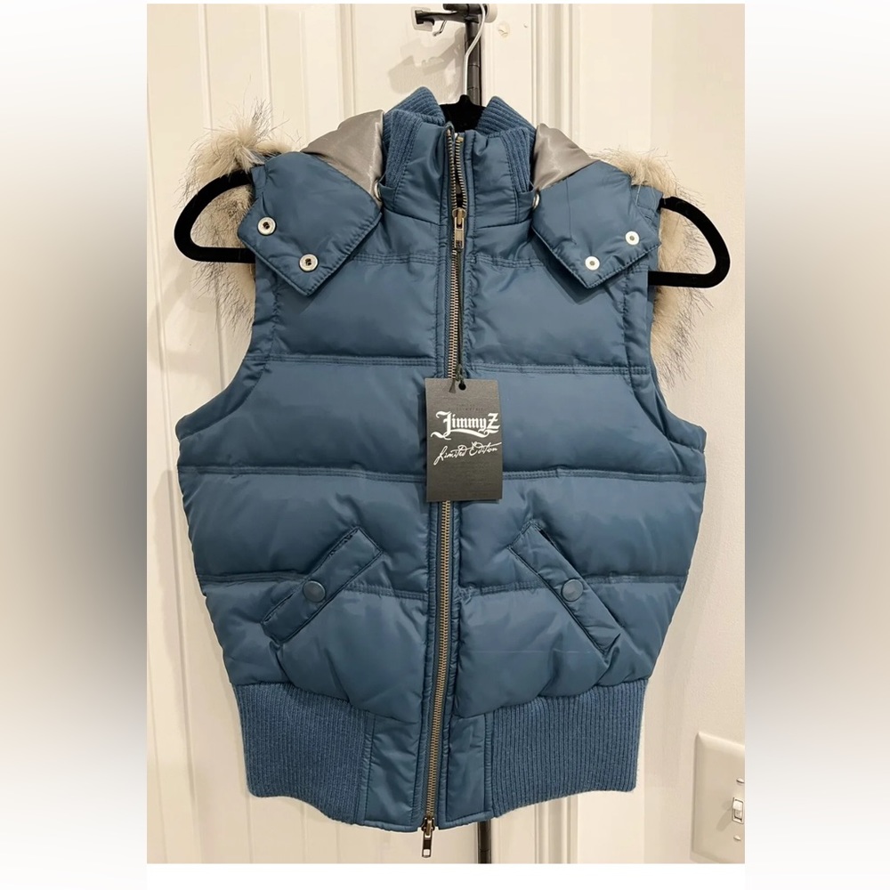 LIMITED EDITION AMAZING NWT ‘JimmyZ’ Women’s Hooded Puffer Vest!